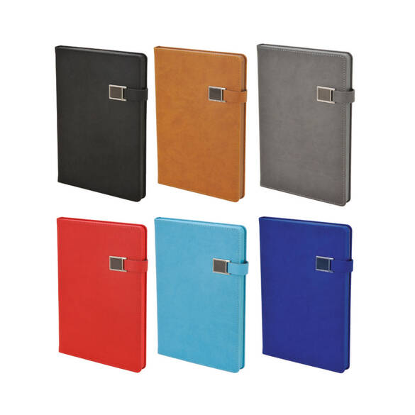 METAL TOKALI TARİHSİZ DEFTER (13X21 CM)