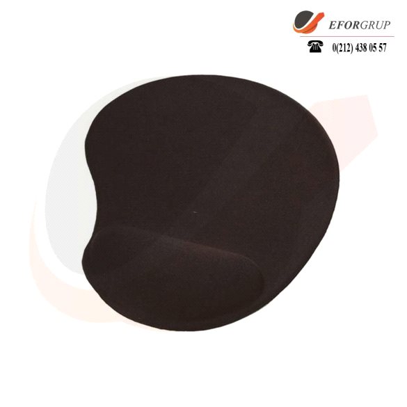 Siyah Bilek Destekli Mouse Pad