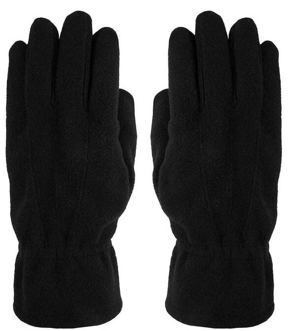 NAKIŞLI POLAR ELDİVEN SİYAH