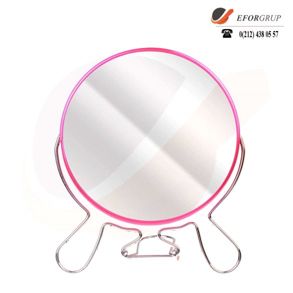 NEROX 12 CM FUŞYA AYAKLI METAL AYNA NRX-2020