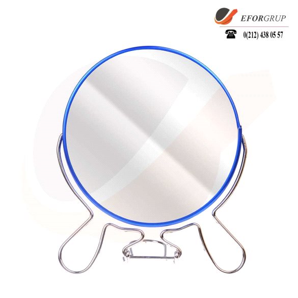 NEROX 12 CM MAVİ AYAKLI METAL AYNA NRX-2020