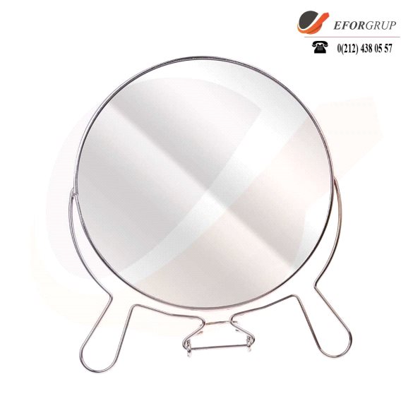 NEROX 17 CM GRİ AYAKLI METAL AYNA NRX-2022