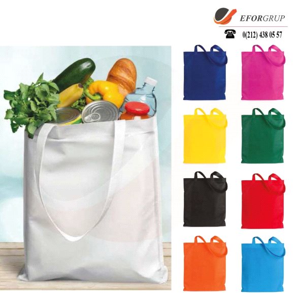 Düz Renk Nonwoven Çanta