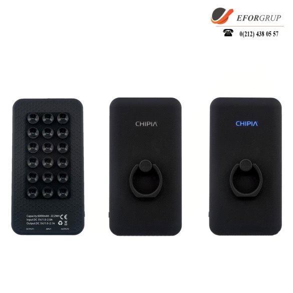 Octopus Vantuzlu ve Yüzüklü Mobil Şarj Cihazı