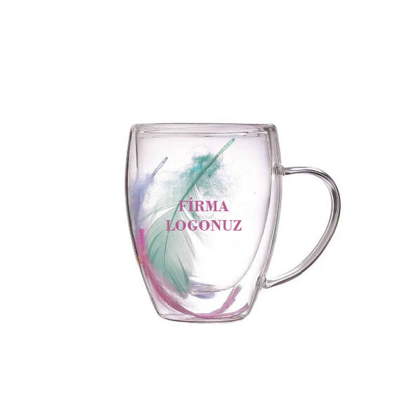 PEROTTİ TÜY DETAYLI ÇİFT CİDARLI KUPA