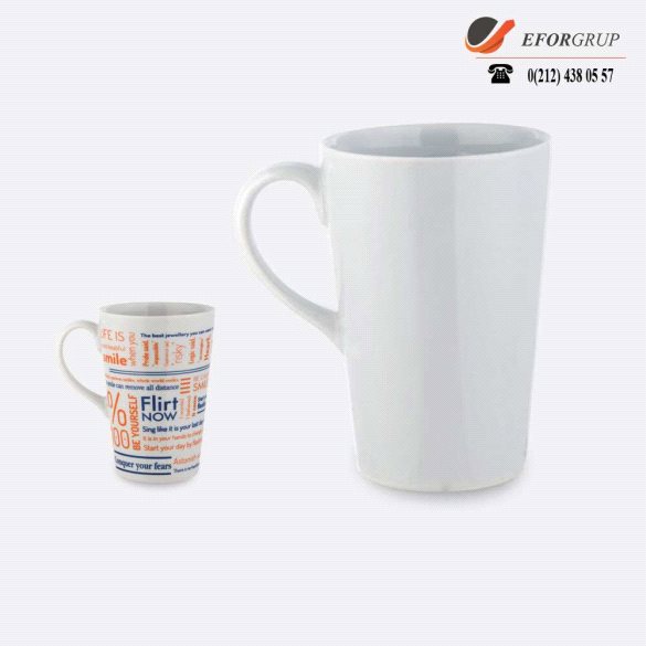 Baskılı Porselen Kupa