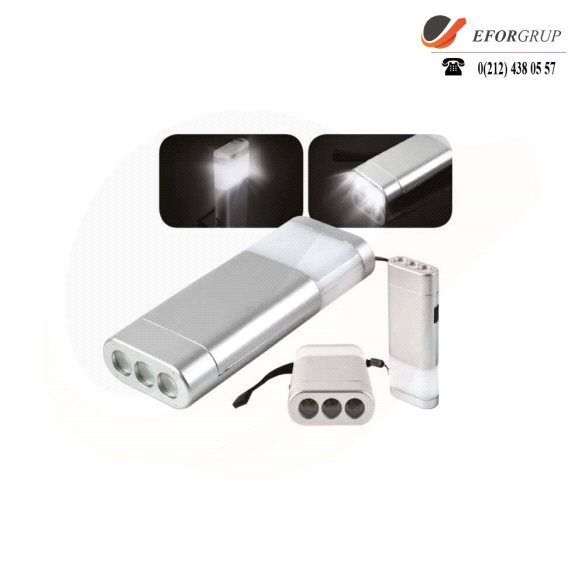 Gümüş Renk Promosyon Fener