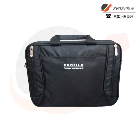 Promosyon Siyah Laptop Çantası (Baskılı)