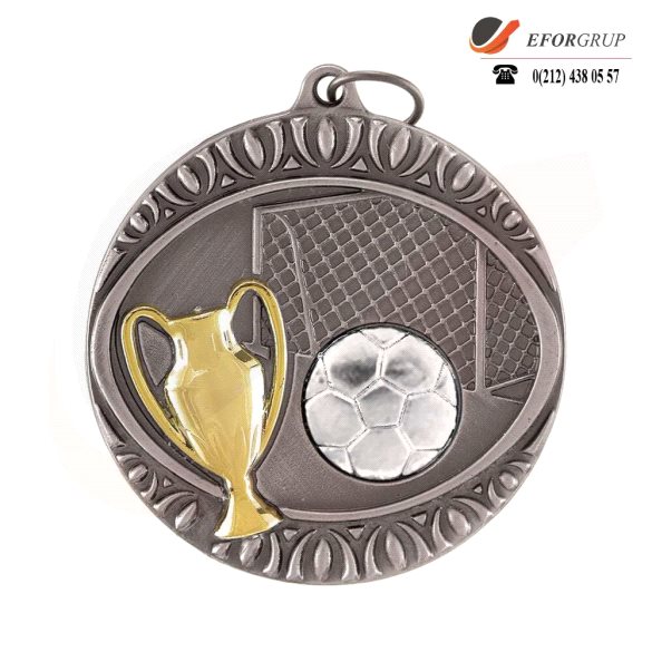 Futbol Gümüş renk Madalyon