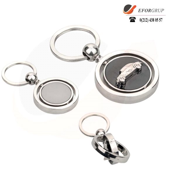 Promosyon Dönen Metal Anahtarlık