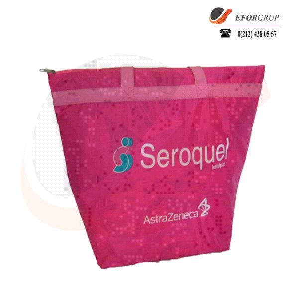 Promosyon Pembe Plaj Çantası