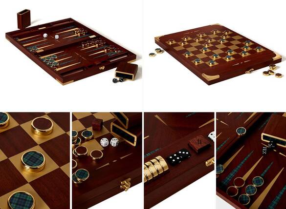 Ralph Lauren Home Parkwood Kahverengi Gold Tavla