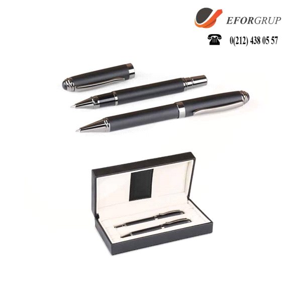 Kutulu Roller Tükenmez Kalem Seti