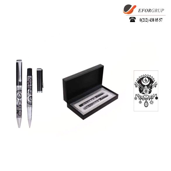 Roller, Tükenmez Tuğra Baskılı Kalem Seti