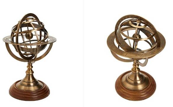 Sea Club Kahverengi Gold Obje