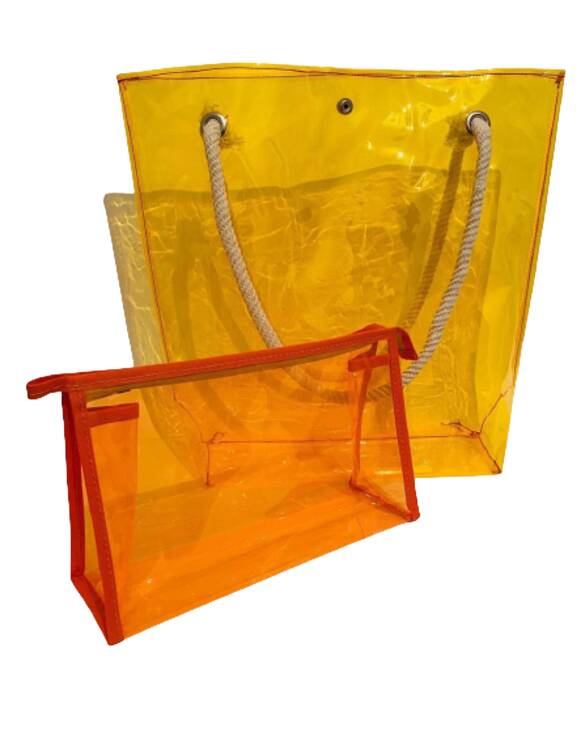 Şeffaf Plaj Çantası