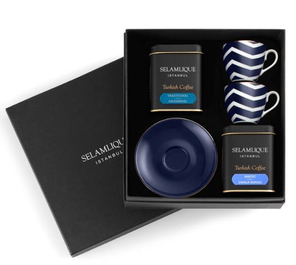 SELAMLIQUE 2Lİ TÜRK KAHVE FİNCAN SETİ