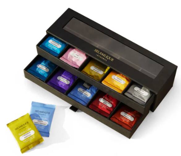 SELAMLIQUE ISTANBUL Karışık Türk Kahvesi Poşetleri 60'lı Kutu