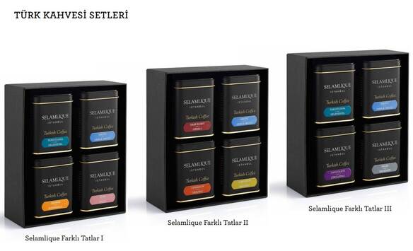 SELAMLIQUE İSTANBUL TÜRK KAHVESI SETLERI I - II - III