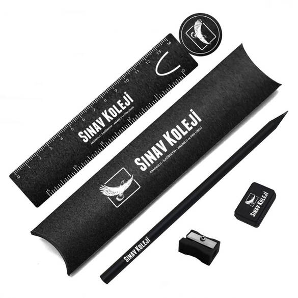 Siyah Kraft Kutulu Sınav Seti