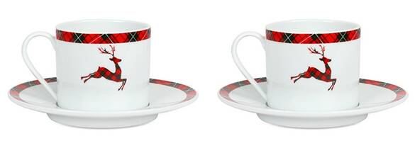 Some Home İstanbul Dear Deer Collection 4 Parça Çay Fincan Seti