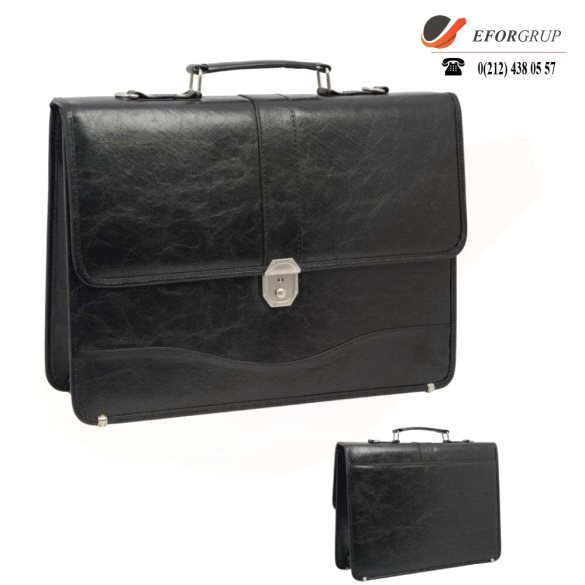 Promosyon Suni Deri Evrak Çantası