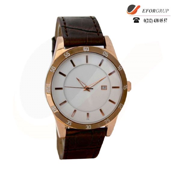 Promosyon Bronz Takvimli Kol Saati