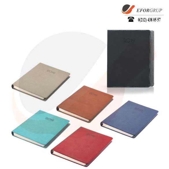 Gizli Spiralli Termo Deri Kapaklı Ajanda