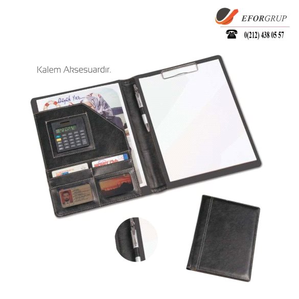 Hesap Makineli Toplantı Bloknotu