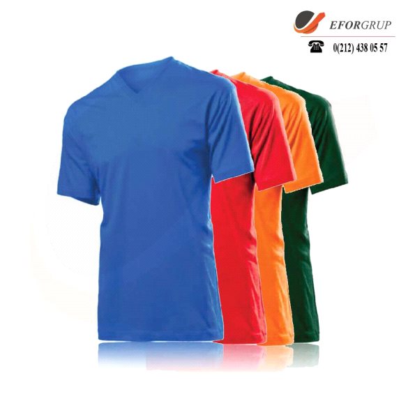 V Yaka Tişört (t-shirt)