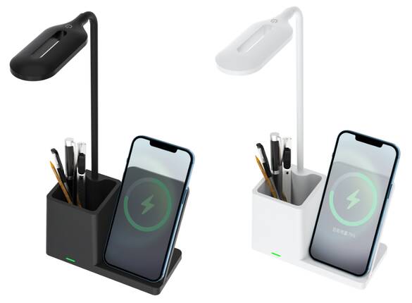 Wireless Telefon Standlı Kalemlikli Masa Lambası