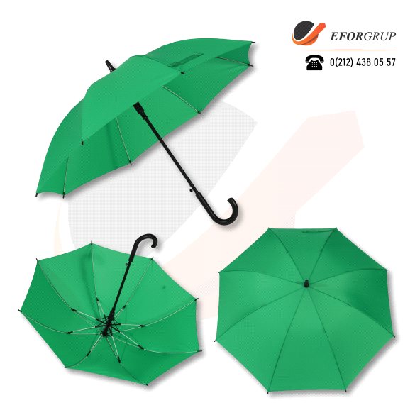 Yeşil Baston Şemsiye