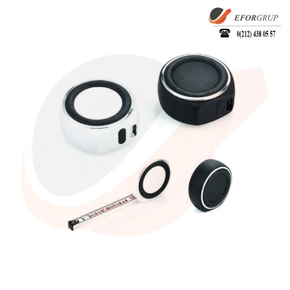 Yuvarlak Metre (Siyah - Beyaz)