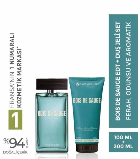 YVES ROCHER Bois de Sauge Parfüm Seti